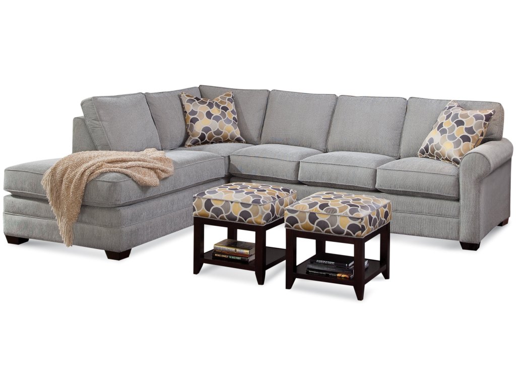 Bedford Two-Piece Bumper Sleeper Sectional
