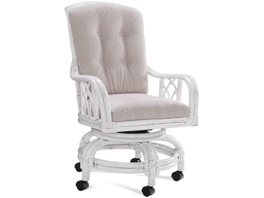 Edgewater Swivel Rocker Game Chair with Casters