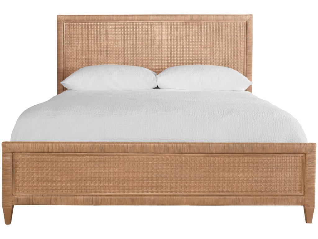 Naples Queen Rattan Panel Bed