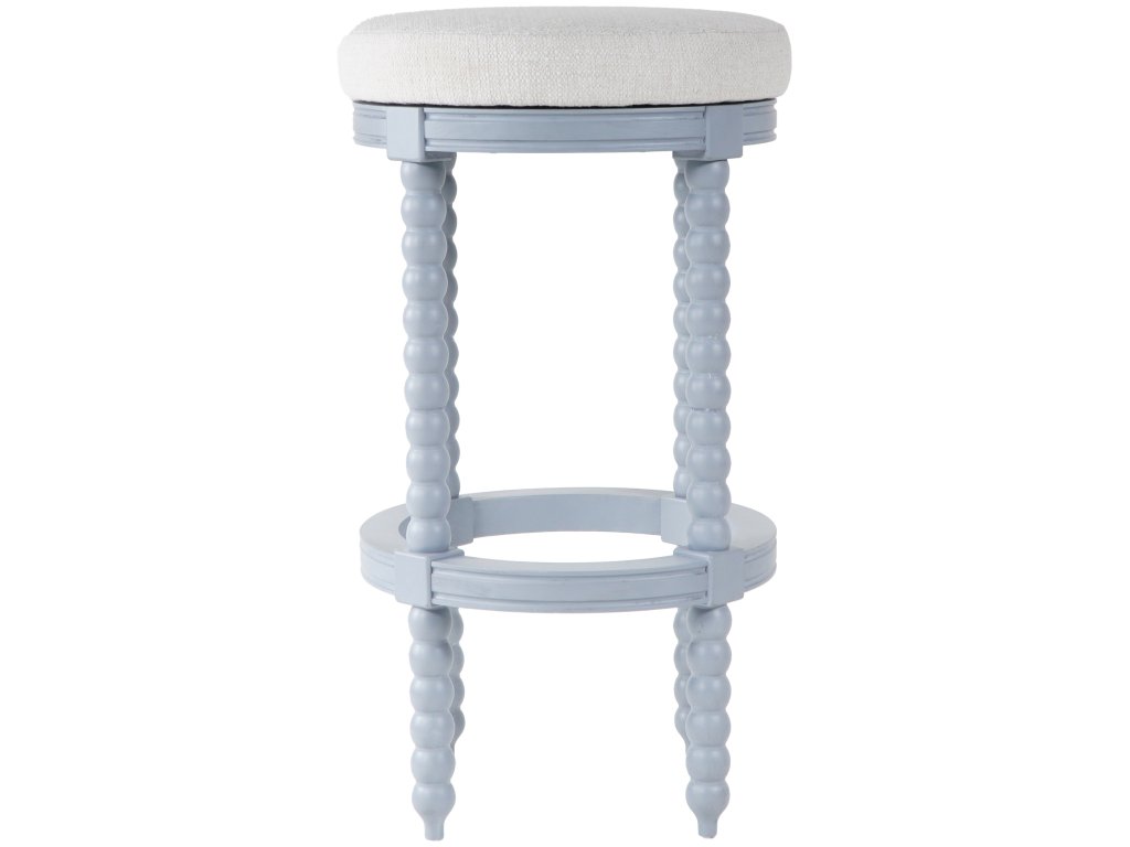 Lind Island Backless Memory Swivel Bar Stool