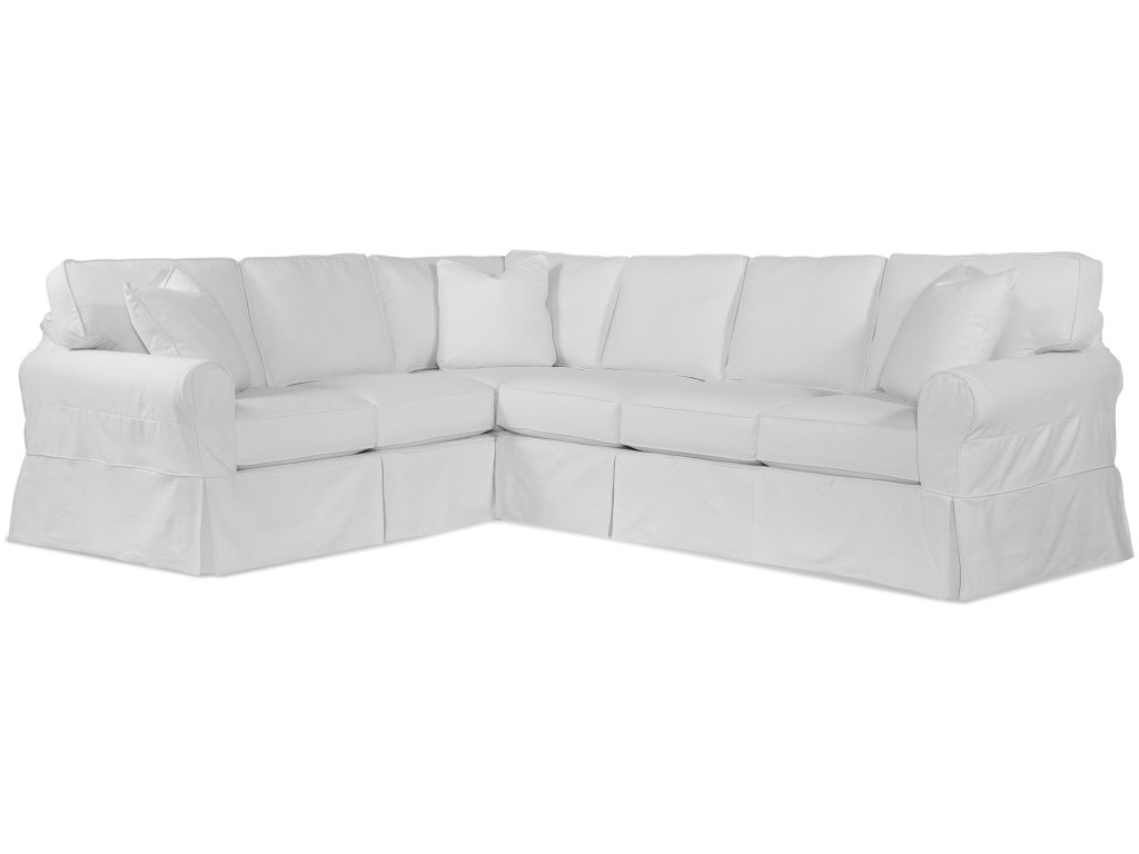 Bedford 2-Piece Corner Sectional with Slipcover