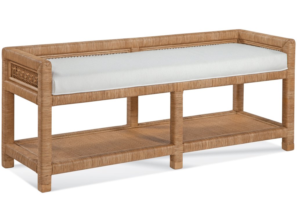 Pine Isle Bench with Rail