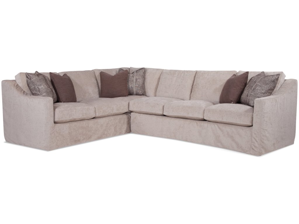 Oliver Two Piece Slipcover Sectional