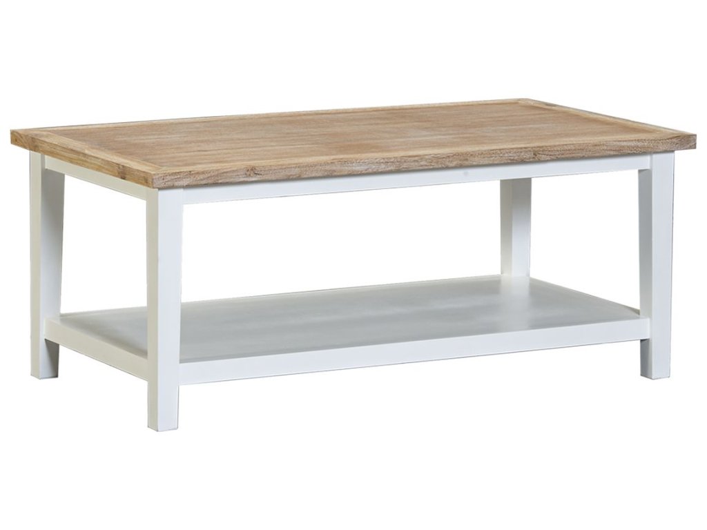 Coffee Table in White Teak
