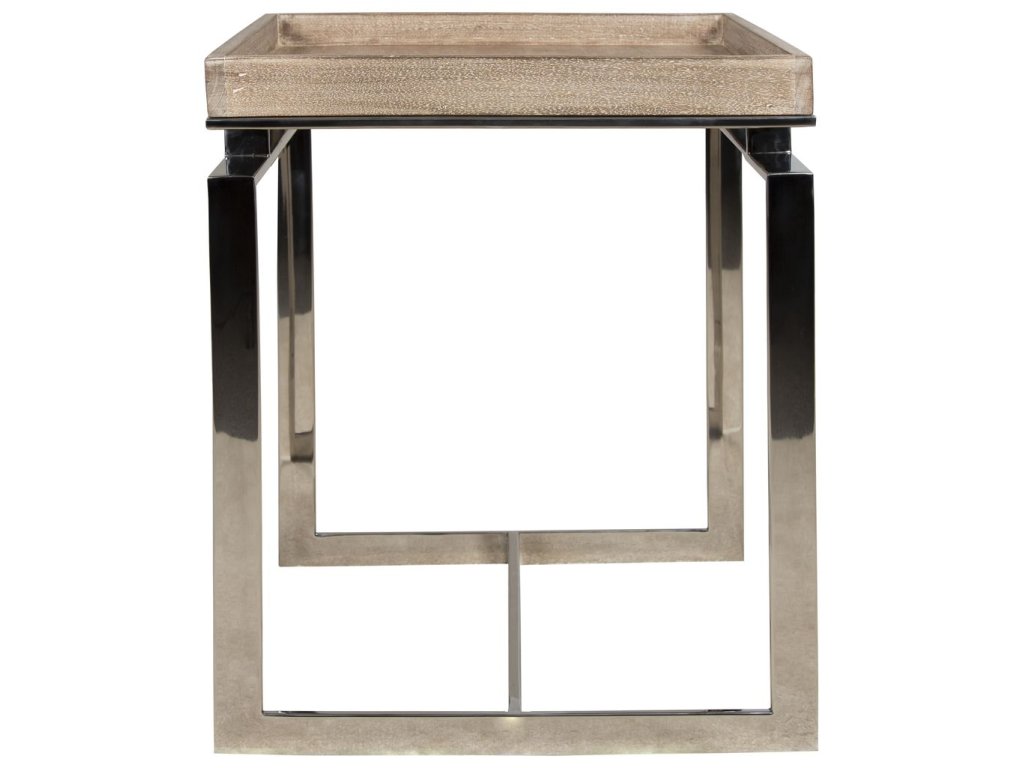 Lamp Table in Weathered Brown