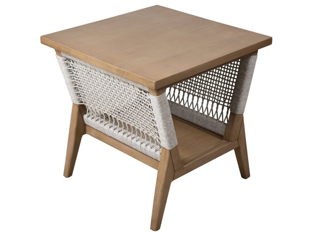 Lamp Table in Mahogany Taupe - Alternative View