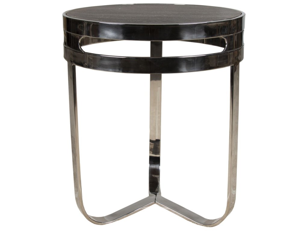 Lamp Table in Distressed Coal