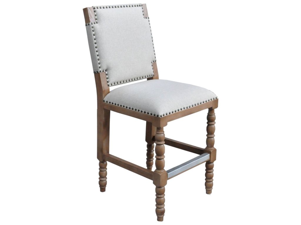 24inch Barstool in Coastal Brown