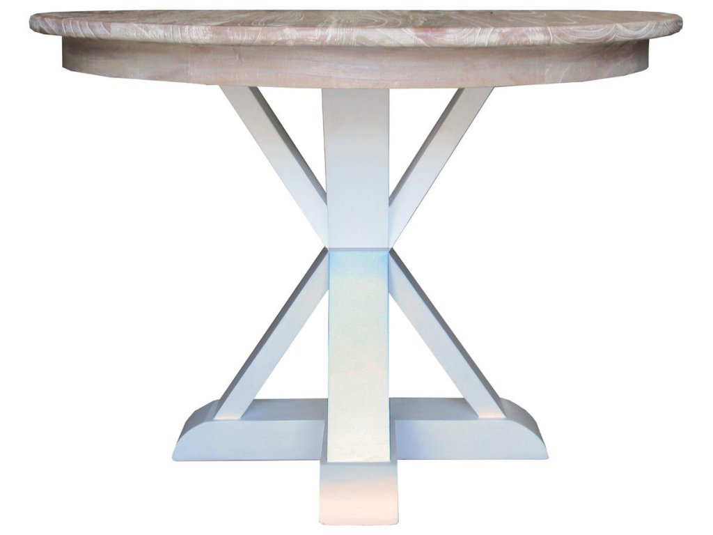 42inch Round Dining Table in Mindi Wash
