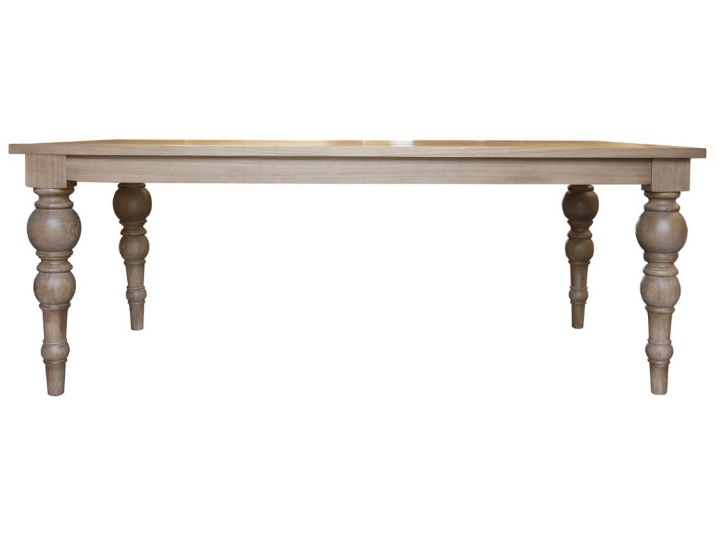 Rectangular Dining Table in Coastal Brown