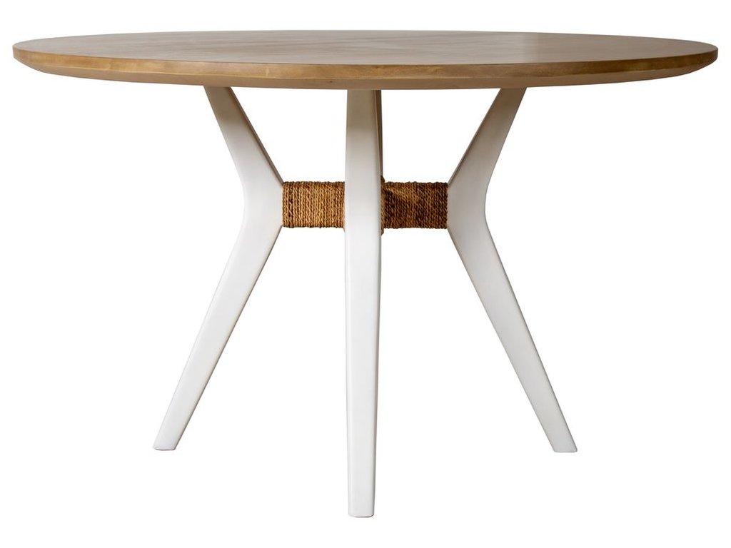 Round Dining Table in Natural Loom