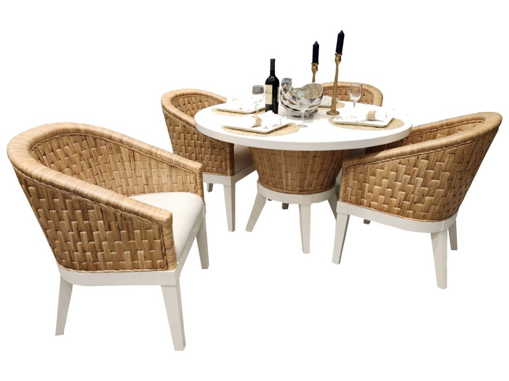 Round Dining Table in Calypso - Alternative View