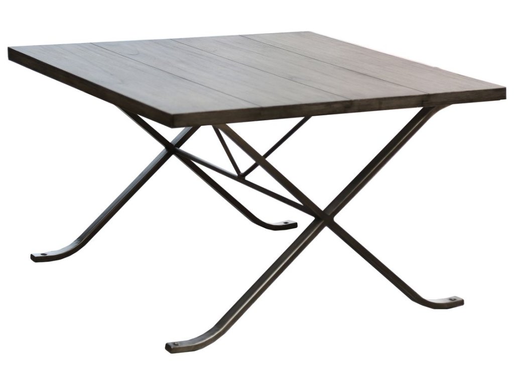 Cocktail Table in Silver Iron