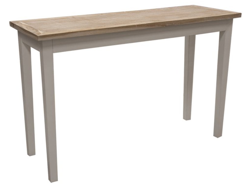 Sofa Table in White Teak