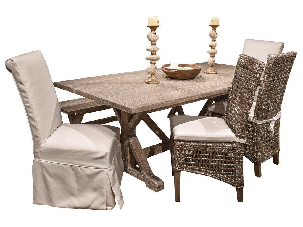 Rectangular Dining Table in Vintage Smoke - Alternative View