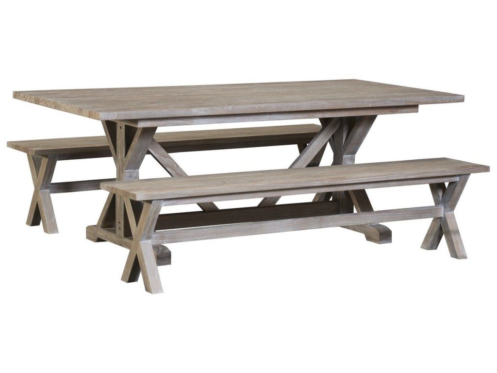 Rectangular Dining Table in Vintage Smoke