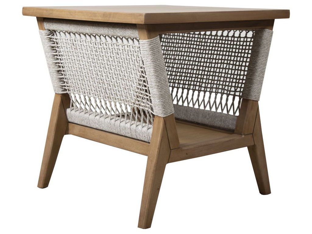 Lamp Table in Mahogany Taupe