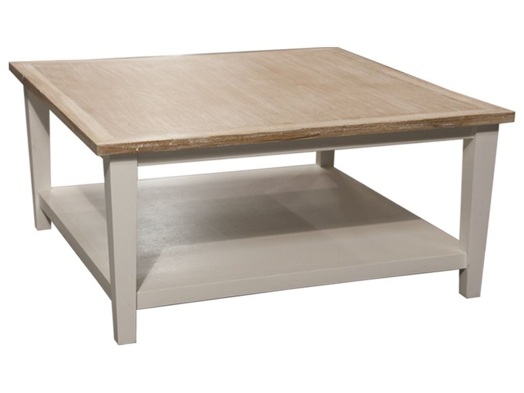 Cocktail Table in White Teak