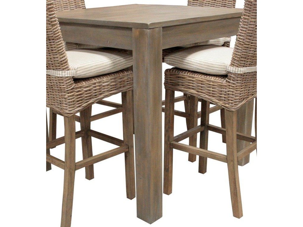 Pub Table in Grey Wash