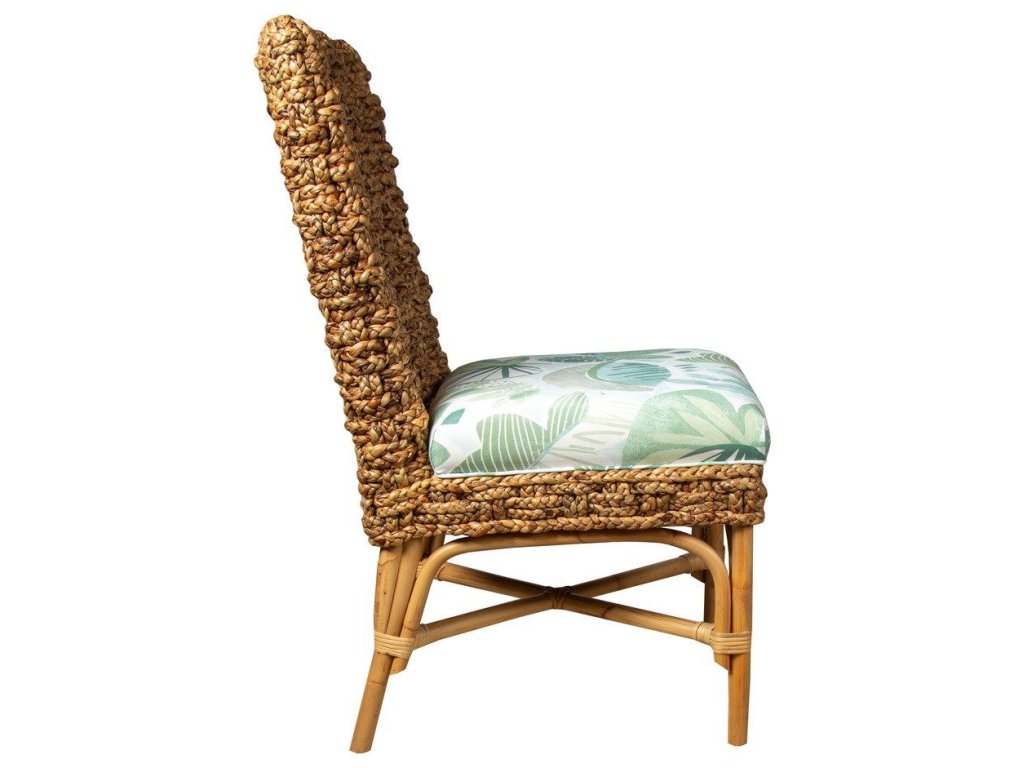 Side Chair in Braided Hyacinth - Alternative View