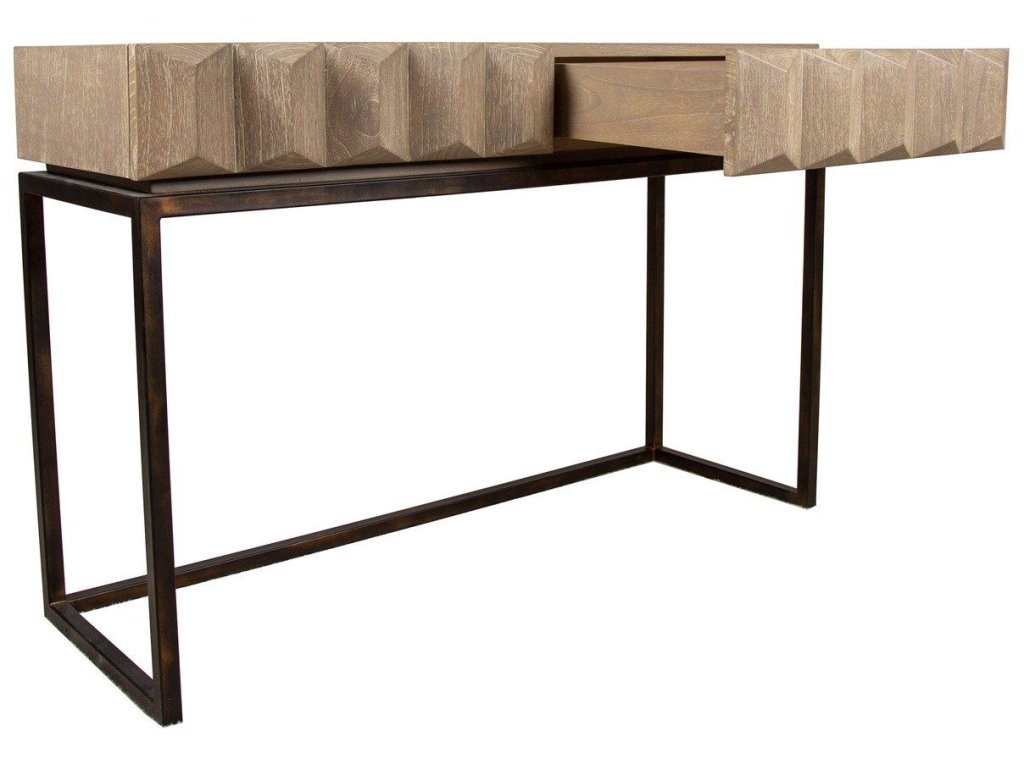 Sofa Table in Modern Grey - Alternative View