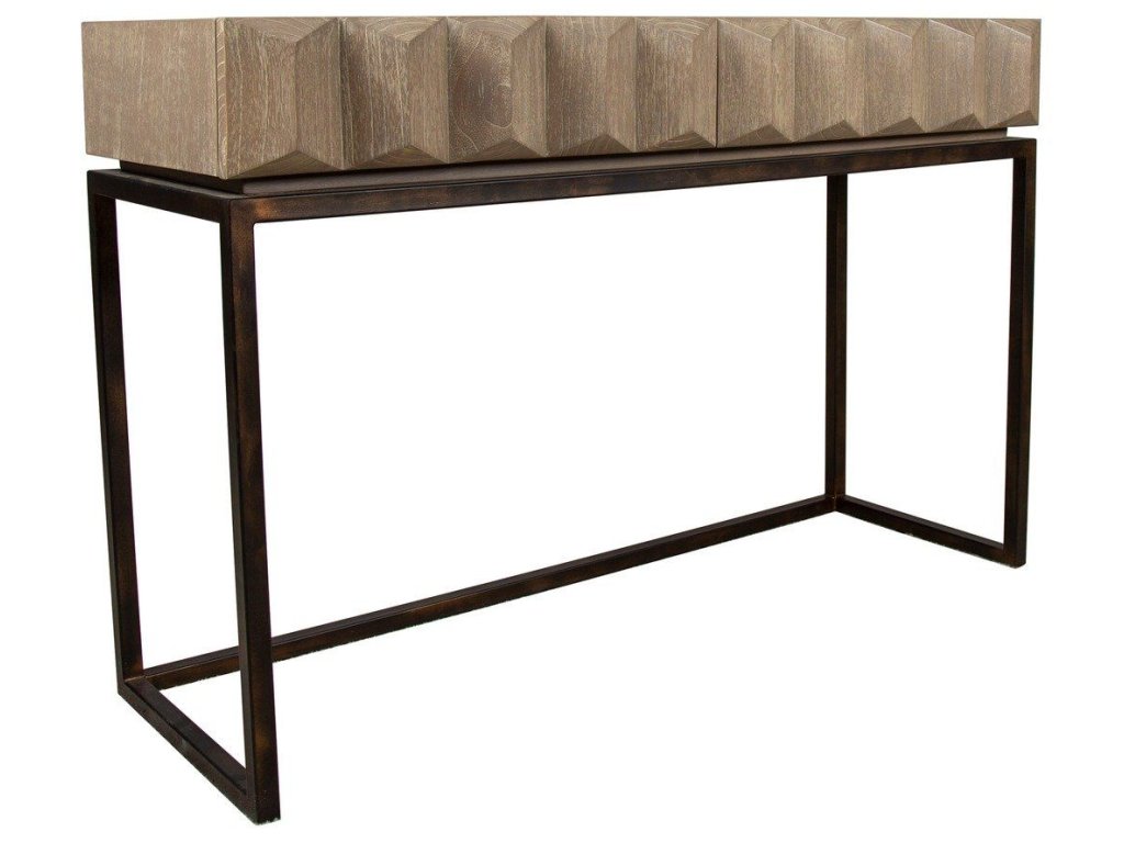Sofa Table in Modern Grey