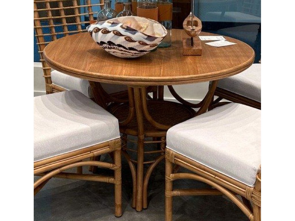 Round Dining Table in Java Natural