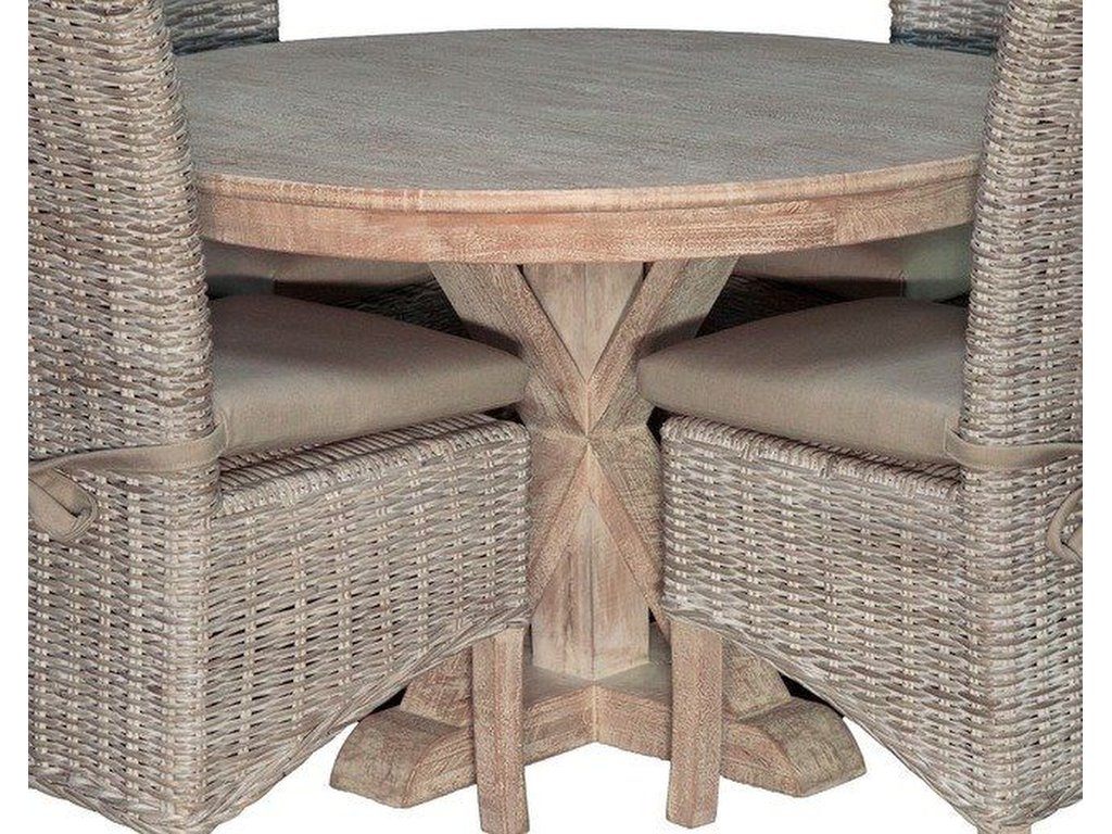 48inch Round Dining Table in Washed Texture