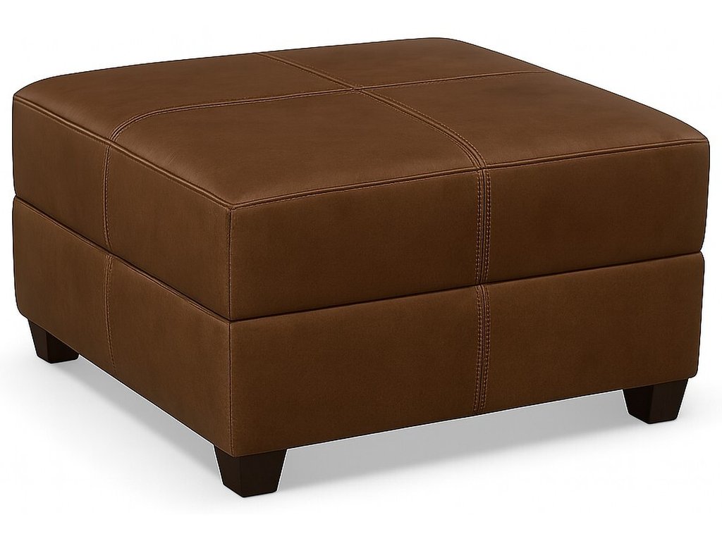 36" Square Window Pane Ottoman