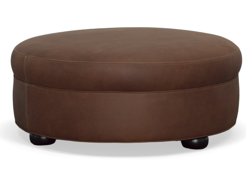 40" Circle Plain Top Ottoman