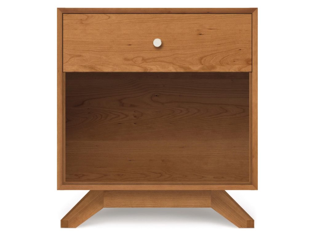 Copeland Furniture Astrid – 1 Drawer Nightstand, alternate view