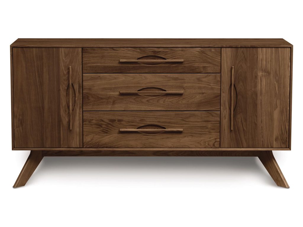 Copeland Furniture Audrey 1 Door on either side of 3 Drawers Buffet Buffet Cabinet, alternate view