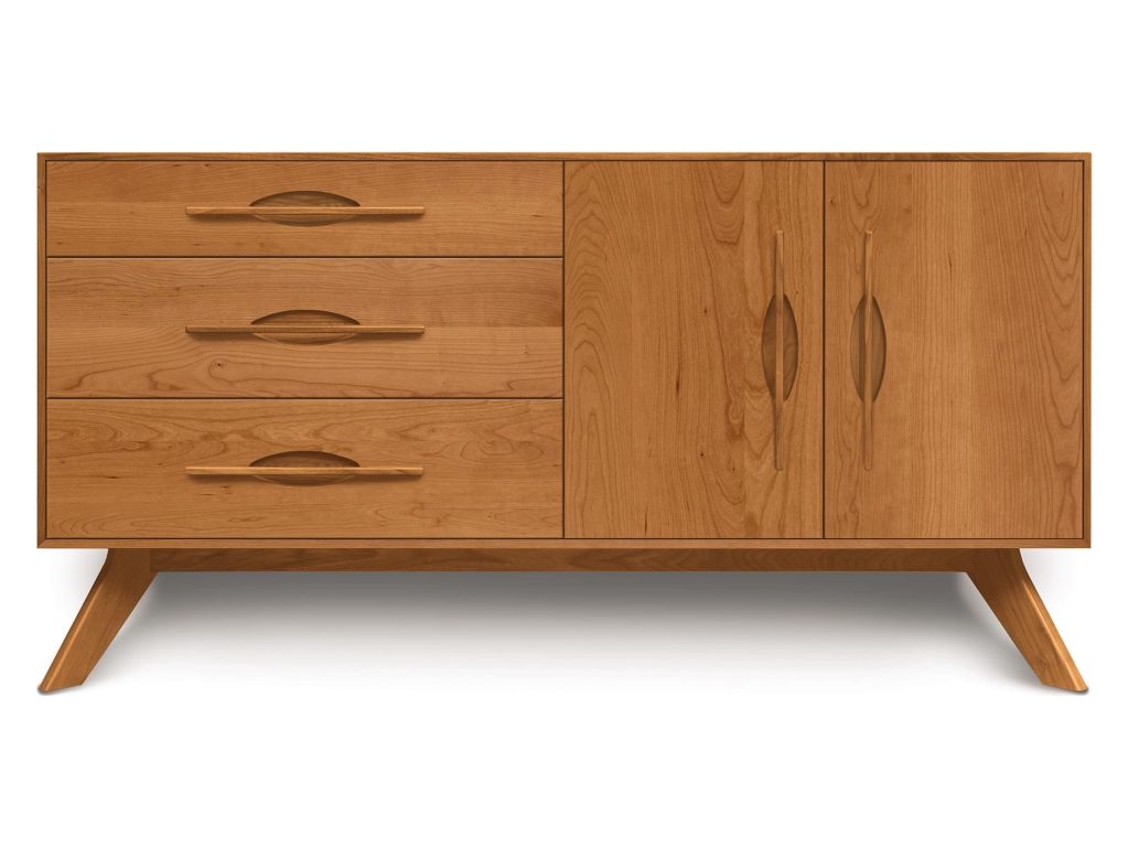 Copeland Furniture Audrey 3 Drawers on right, 2 Doors on left Buffet Buffet Cabinet