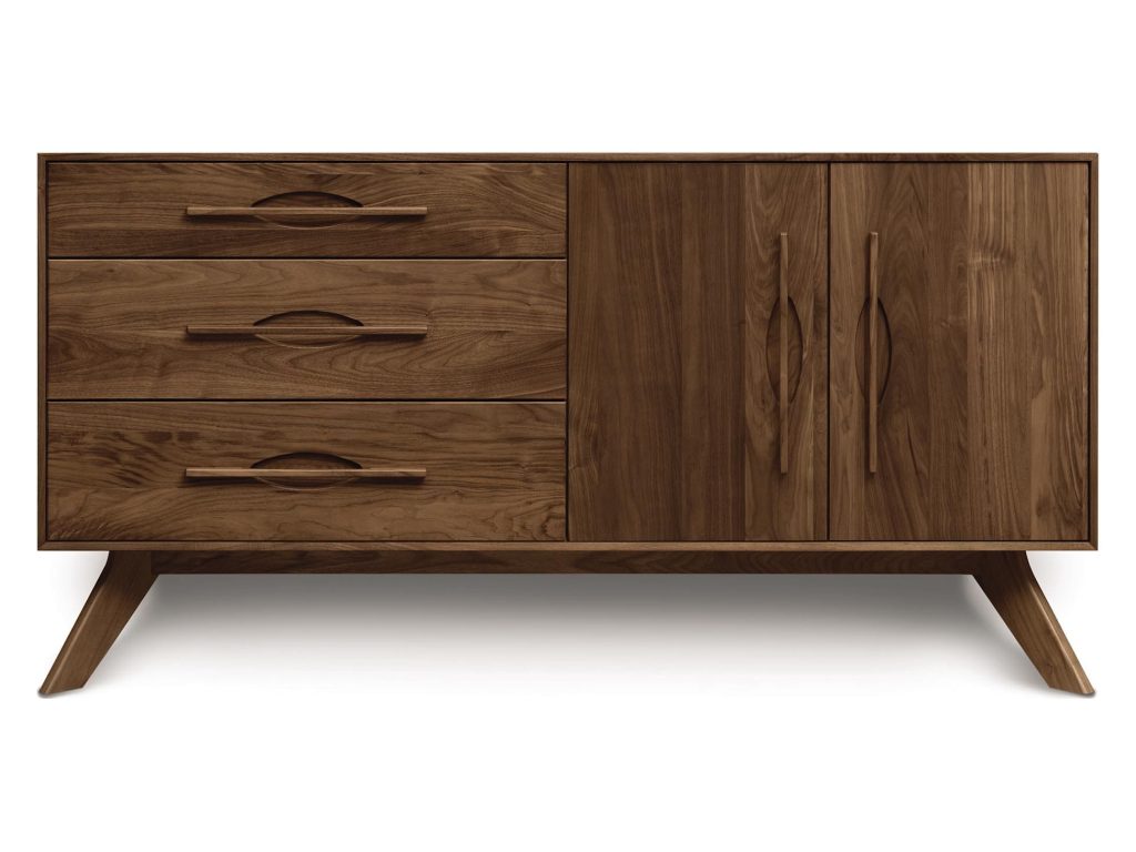 Copeland Furniture Audrey 3 Drawers on right, 2 Doors on left Buffet Buffet Cabinet, alternate view