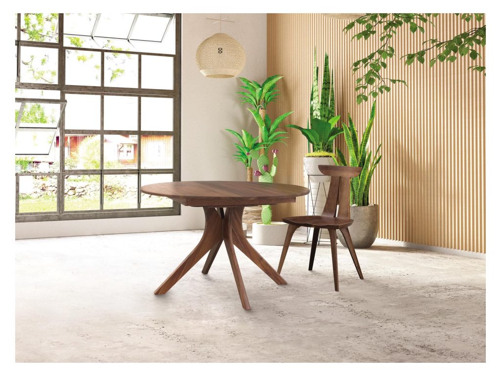 Copeland Furniture Audrey Round Extension Table, alternate view