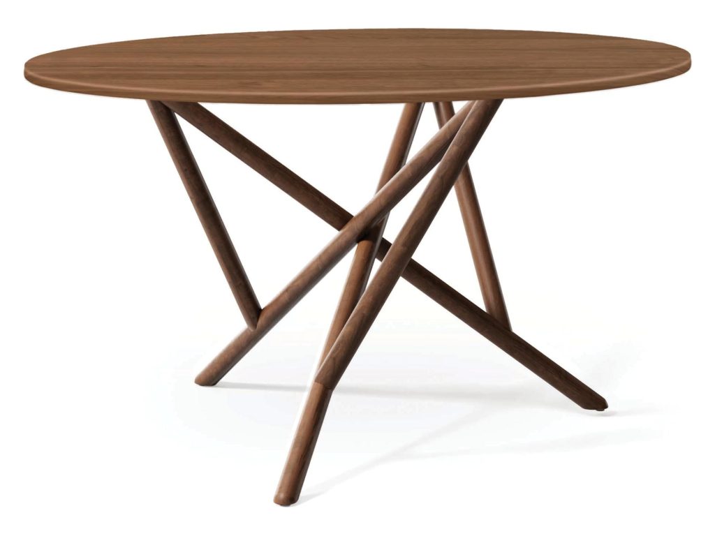 Copeland Furniture Baton Round Fixed Top Table