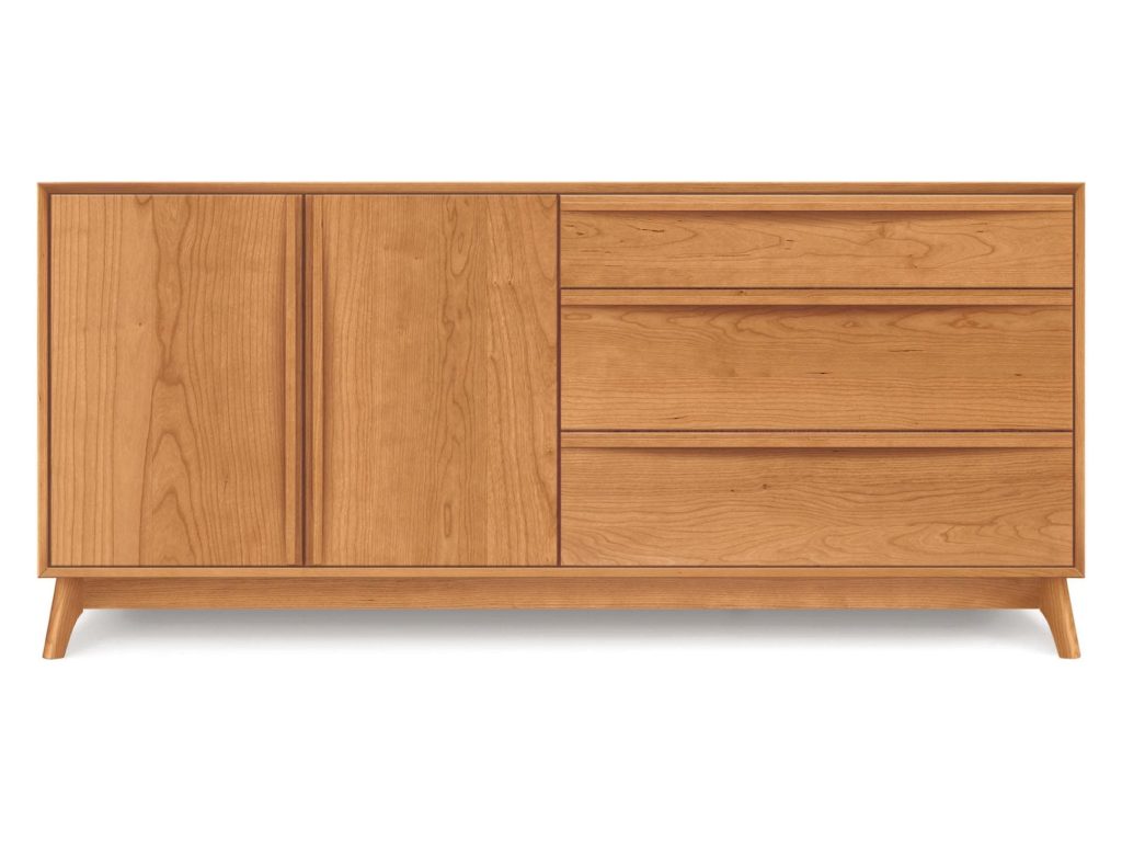 Copeland Furniture Catalina 3 Drawers on Right, 2 Doors on Left Dresser, alternate view