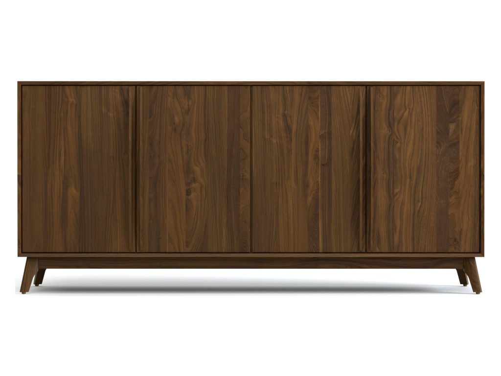 Copeland Furniture Catalina 66” Wide, High Height 4 Door Storage Console Console Table