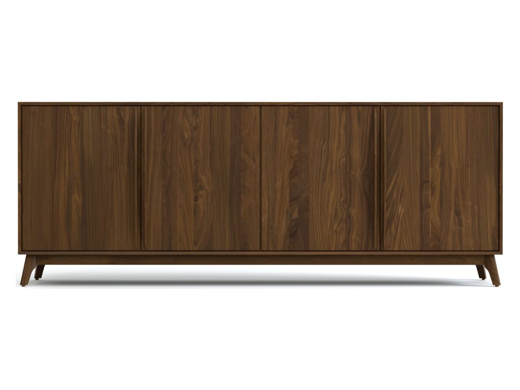 Copeland Furniture Catalina 79” Wide, High Height 4 Door Storage Console Console Table