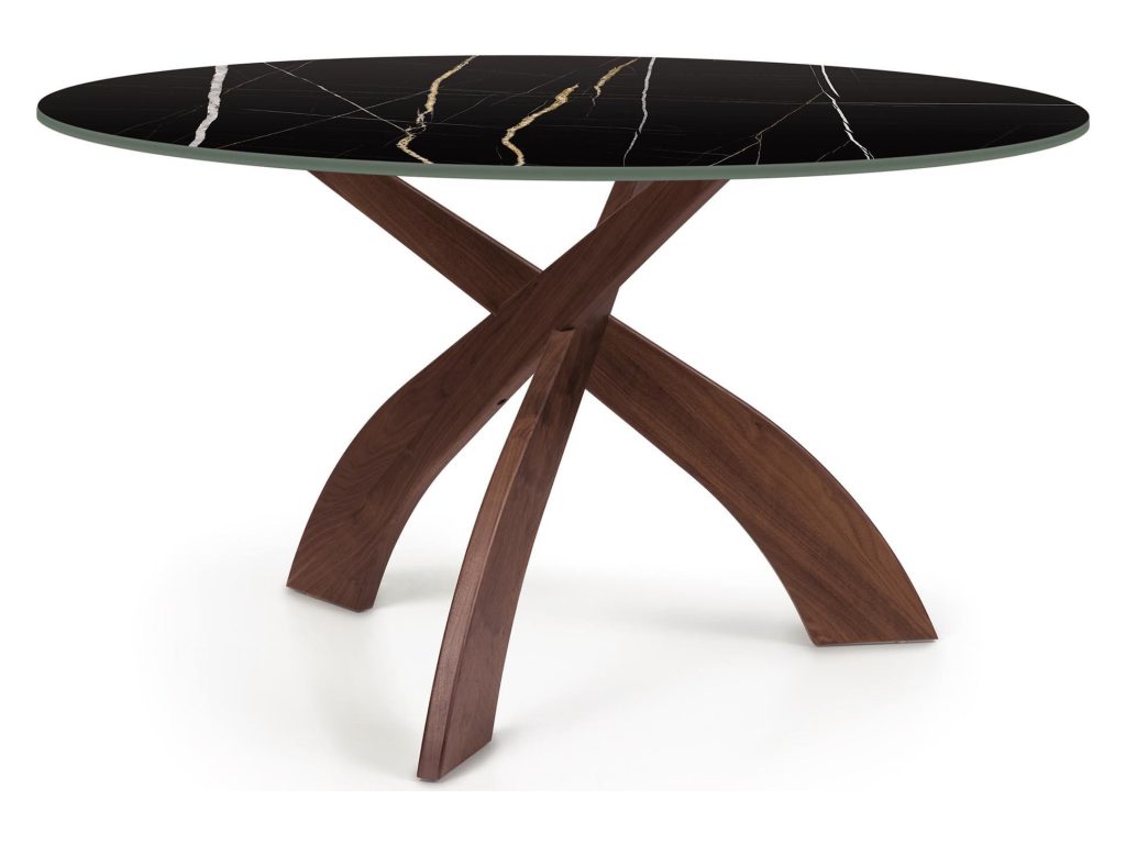 Copeland Furniture Entwine Round Sintered Stone Top Table