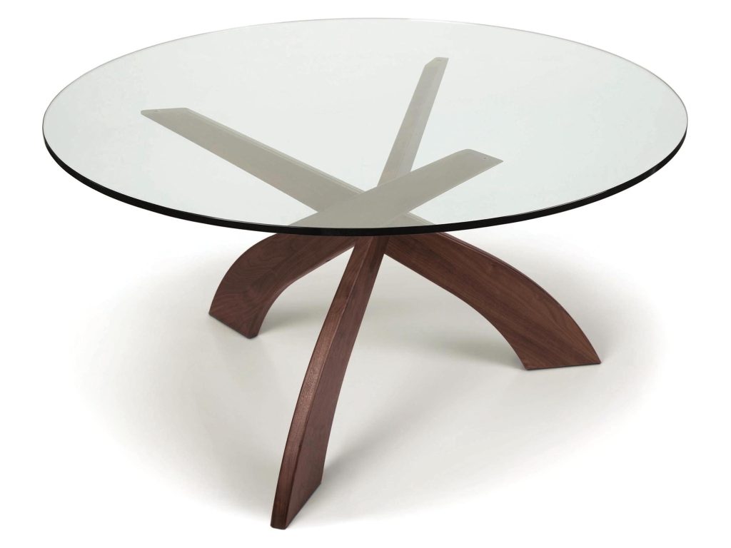 Copeland Furniture Entwine Glass Top Chat Height Table, alternate view