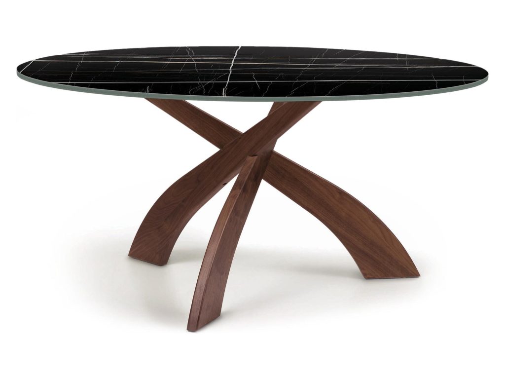 Copeland Furniture Entwine Sintered Stone Top Chat Height Table