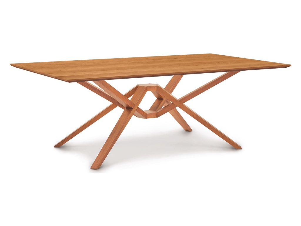 Copeland Furniture Exeter Rectangular Fixed Top Table, alternate view