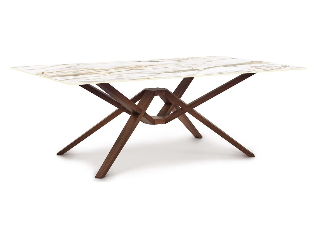 Copeland Furniture Exeter Rectangular Sintered Stone Top Table, alternate view