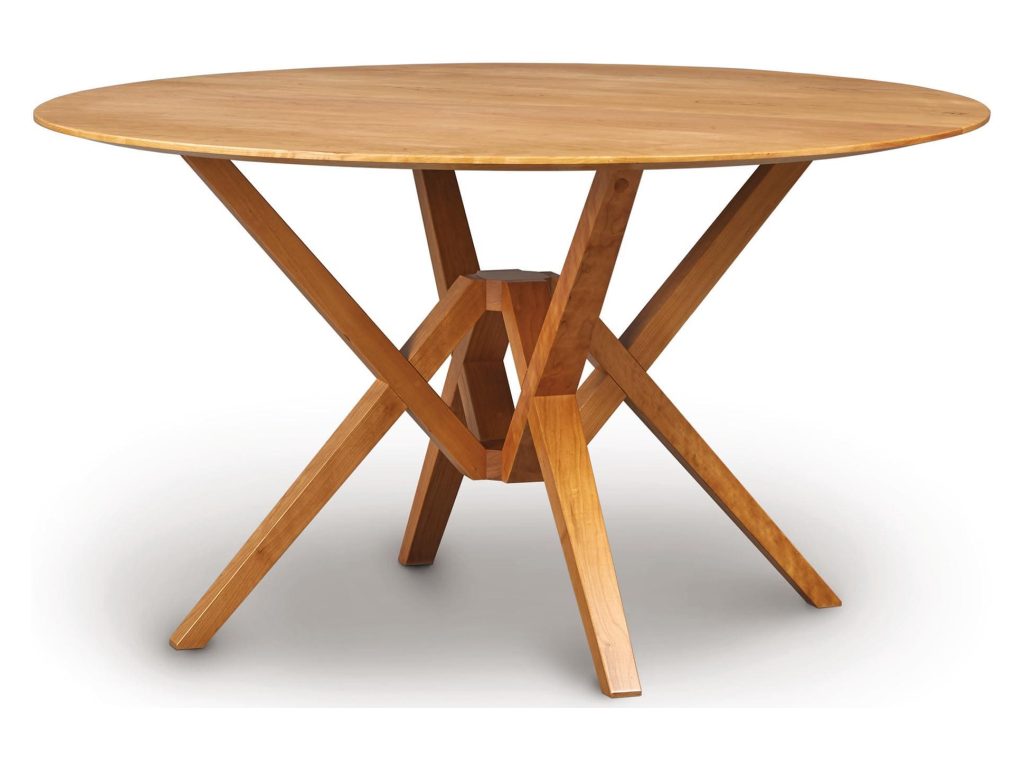 Copeland Furniture Exeter Round Fixed Top Table, alternate view