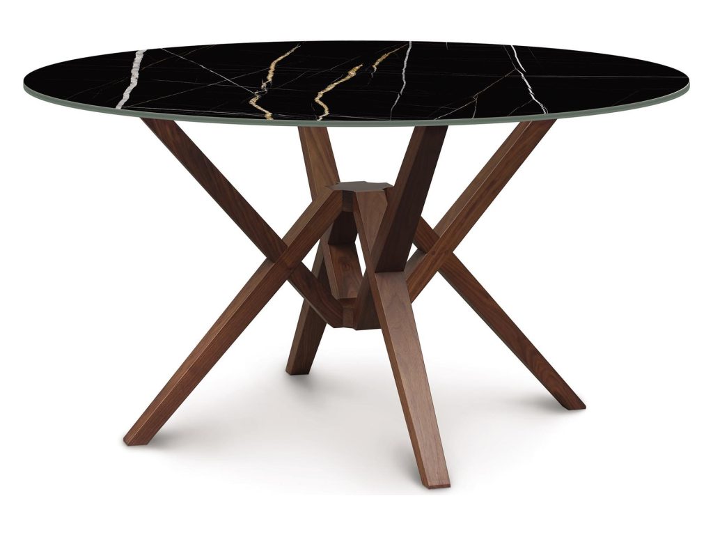 Copeland Furniture Exeter Round Sintered Stone Top Table