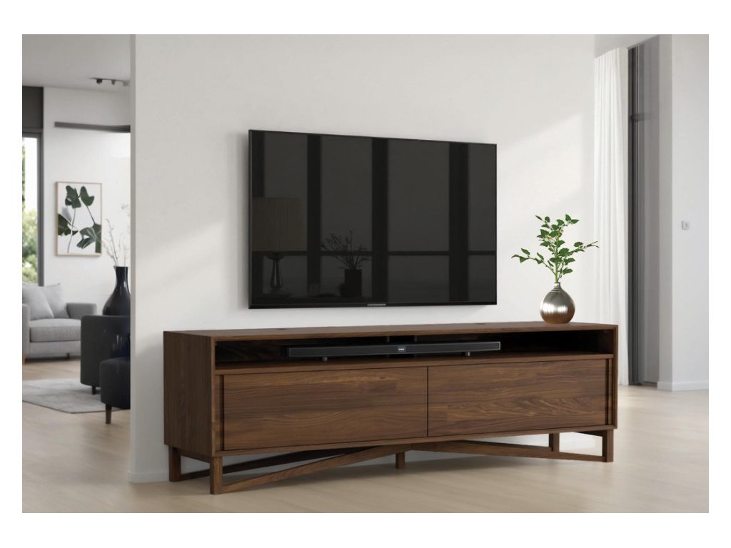 Copeland Furniture Exeter 66” Wide, High Height 2 Door Media Cabinet, alternate view