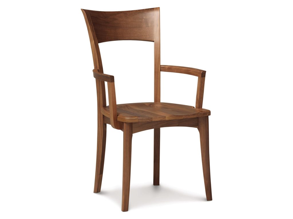 Copeland Furniture Ingrid Wood Seat Armchair Arm Chair, alternate view
