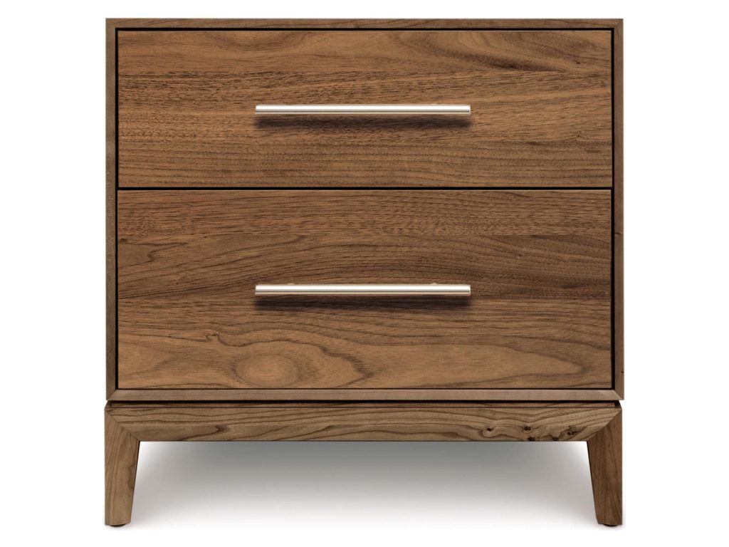 Copeland Furniture Mansfield 2 Drawer Nightstand, alternate view