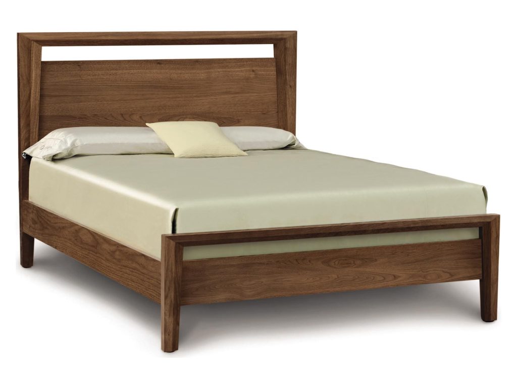 Copeland Furniture Mansfield Bed with 49″H Headboard Platform Bed, alternate view